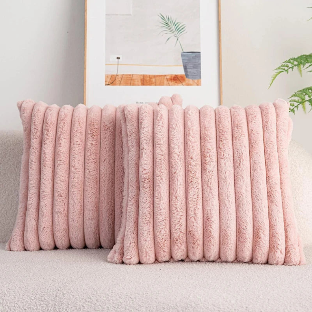 Ultra Soft Decorative Cushion Cover – Plush Throw Pillow for Couch and Bedroom, 45x45 cm 0
