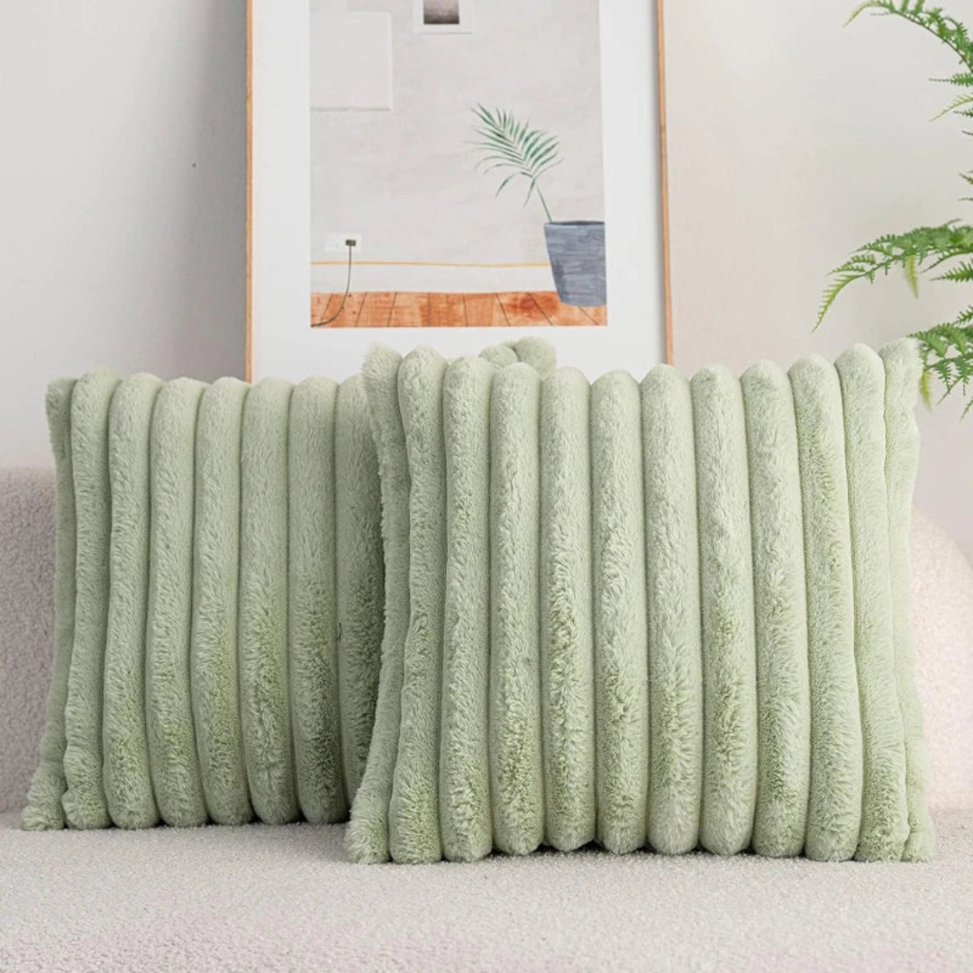Ultra Soft Decorative Cushion Cover – Plush Throw Pillow for Couch and Bedroom, 45x45 cm 1
