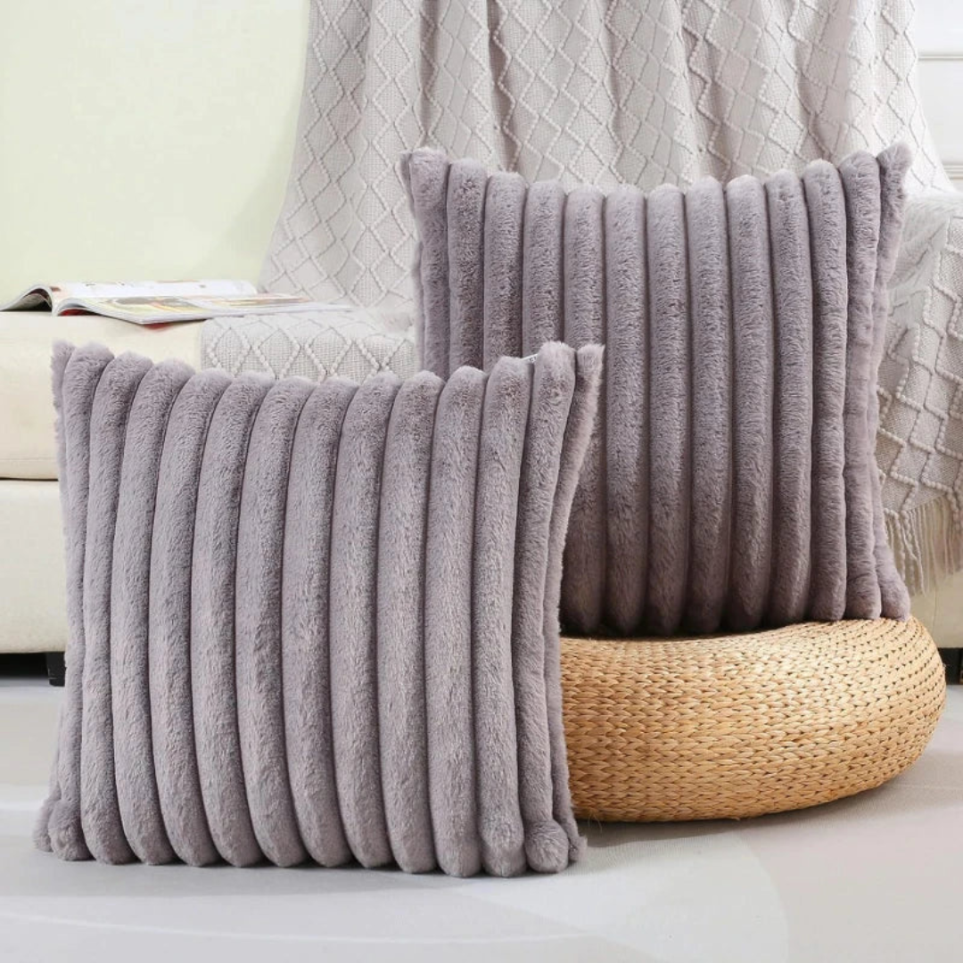 Ultra Soft Decorative Cushion Cover – Plush Throw Pillow for Couch and Bedroom, 45x45 cm 2