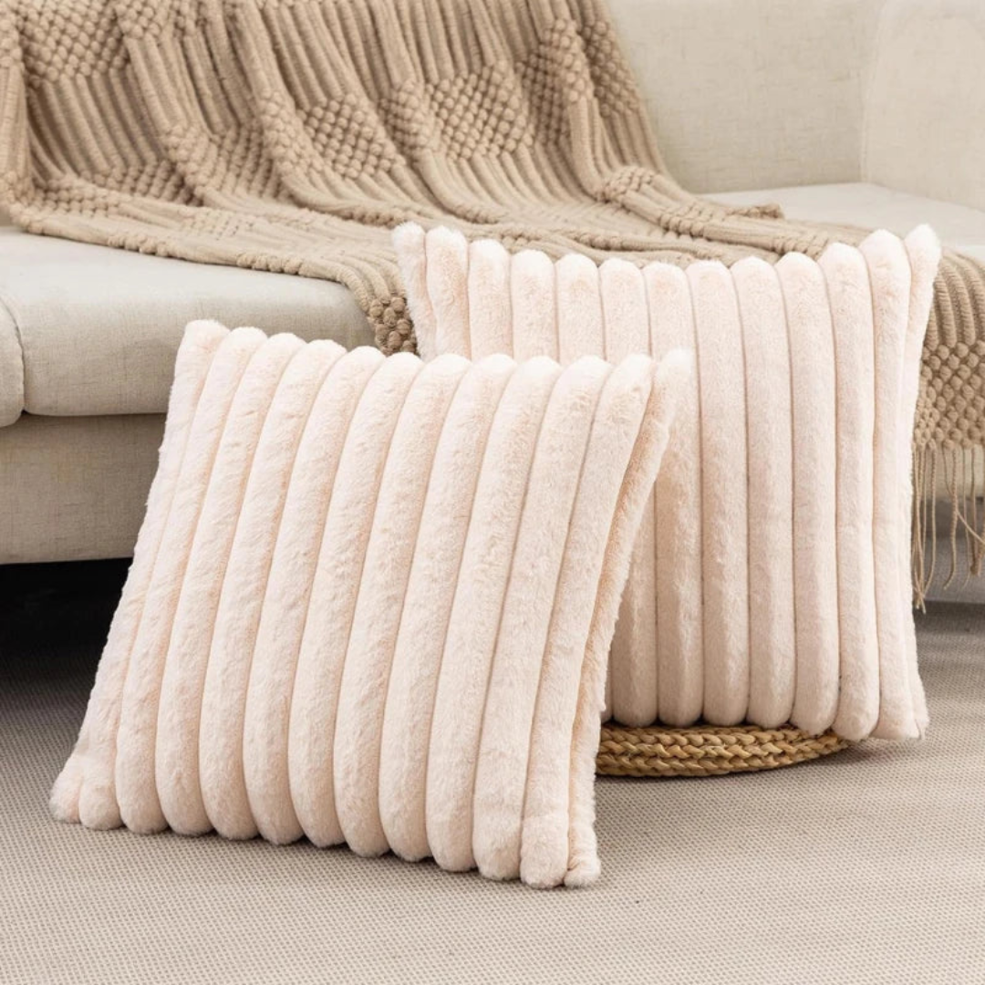 Ultra Soft Decorative Cushion Cover – Plush Throw Pillow for Couch and Bedroom, 45x45 cm 3