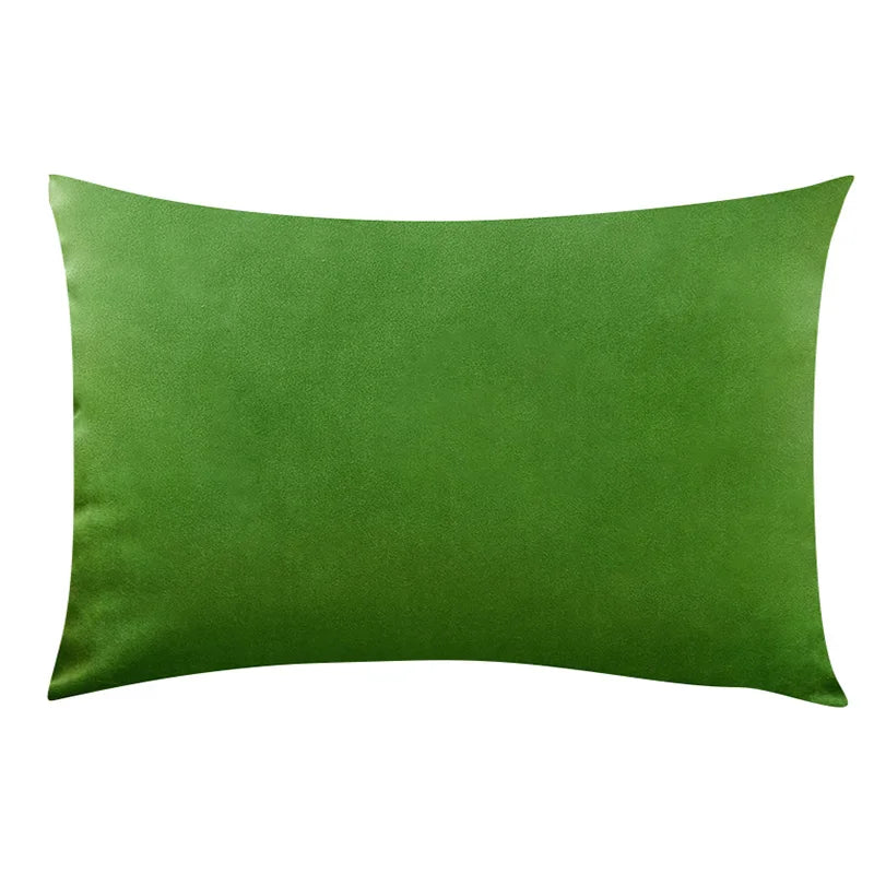 Velor Throw Pillow 30x50 cm in Cheerful Candy Colors – Soft Decorative Couch Pillow for Sofa and Bedroom 20