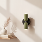 Vintage Adjustable Dual Head Wall Sconce Metal Finish 90