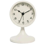 Vintage Alarm Clock Metal Silent Quartz 0