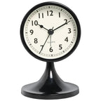 Vintage Alarm Clock Metal Silent Quartz 5