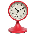 Vintage Alarm Clock Metal Silent Quartz 6