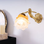 Vintage Baroque Cherub Wall Light Copper Finish Design 5