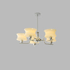 Vintage Chandelier Metal Glass Gold Elegant Design 10