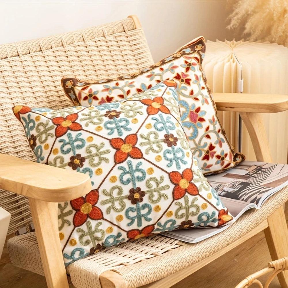 Vintage Cushion Cover Microfibre Blend Soft Fabric 45x45cm 5