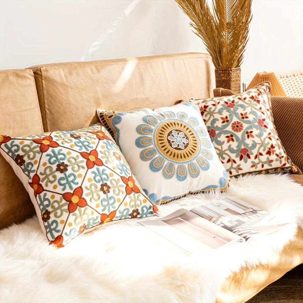 Vintage Cushion Cover Microfibre Blend Soft Fabric 45x45cm 6
