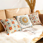Vintage Cushion Cover Microfibre Blend Soft Fabric 45x45cm 6