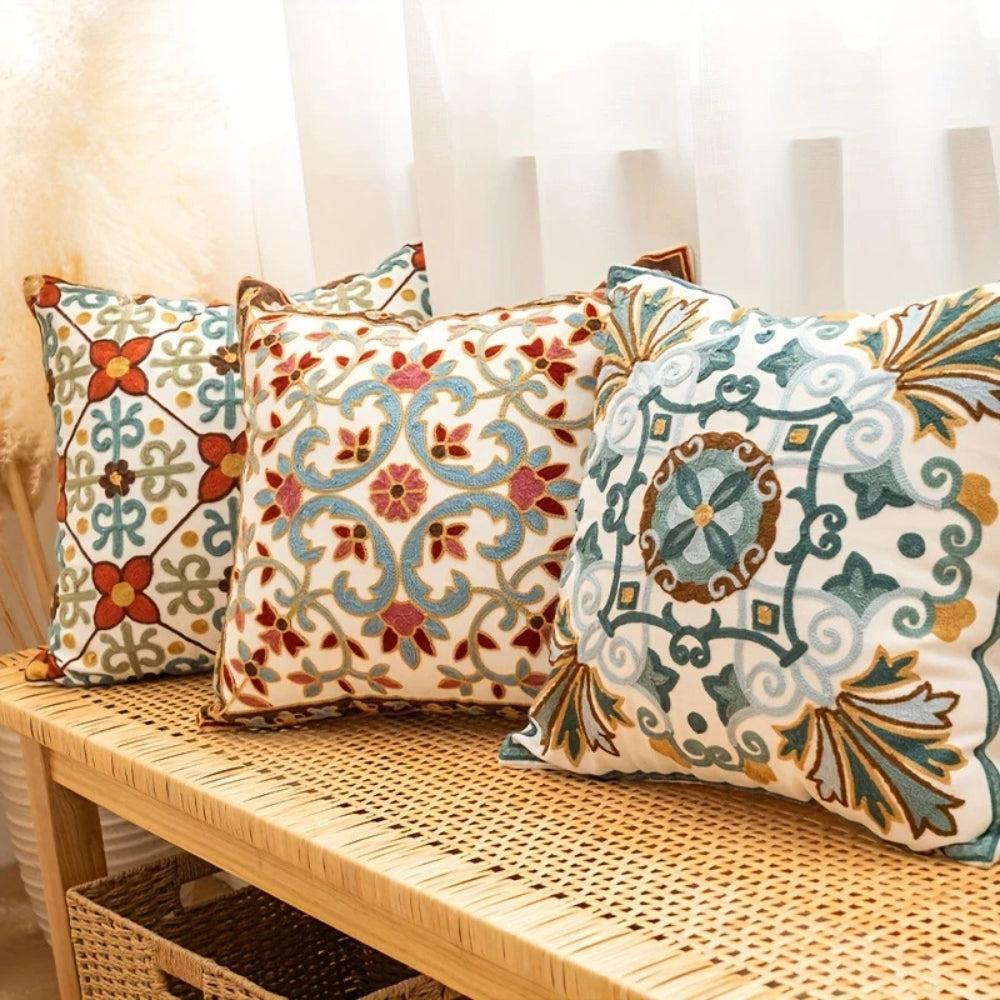 Vintage Cushion Cover Microfibre Blend Soft Fabric 45x45cm 7