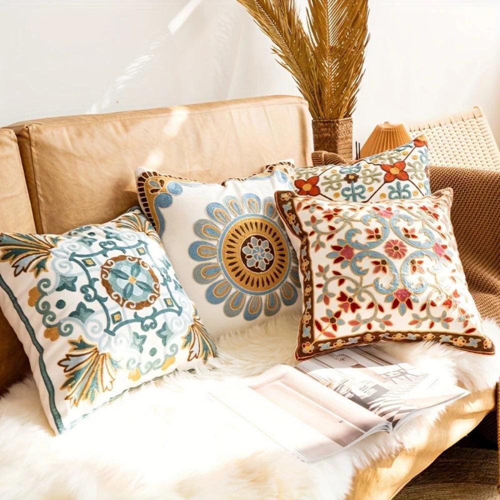 Vintage Cushion Cover Microfibre Blend Soft Fabric 45x45cm 8