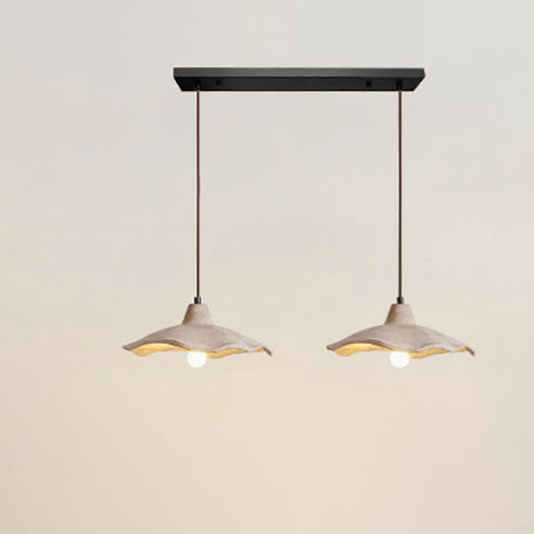 Vintage Flower Shape Cement Chandelier – 1/2/3-Light Industrial Ceiling Fixture 10