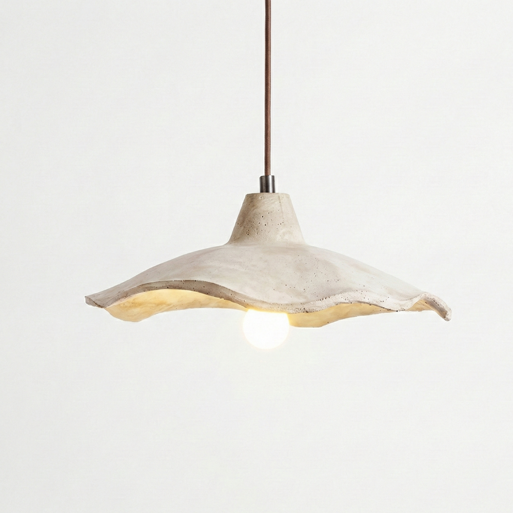 Vintage Flower Shape Cement Chandelier – 1/2/3-Light Industrial Ceiling Fixture 15