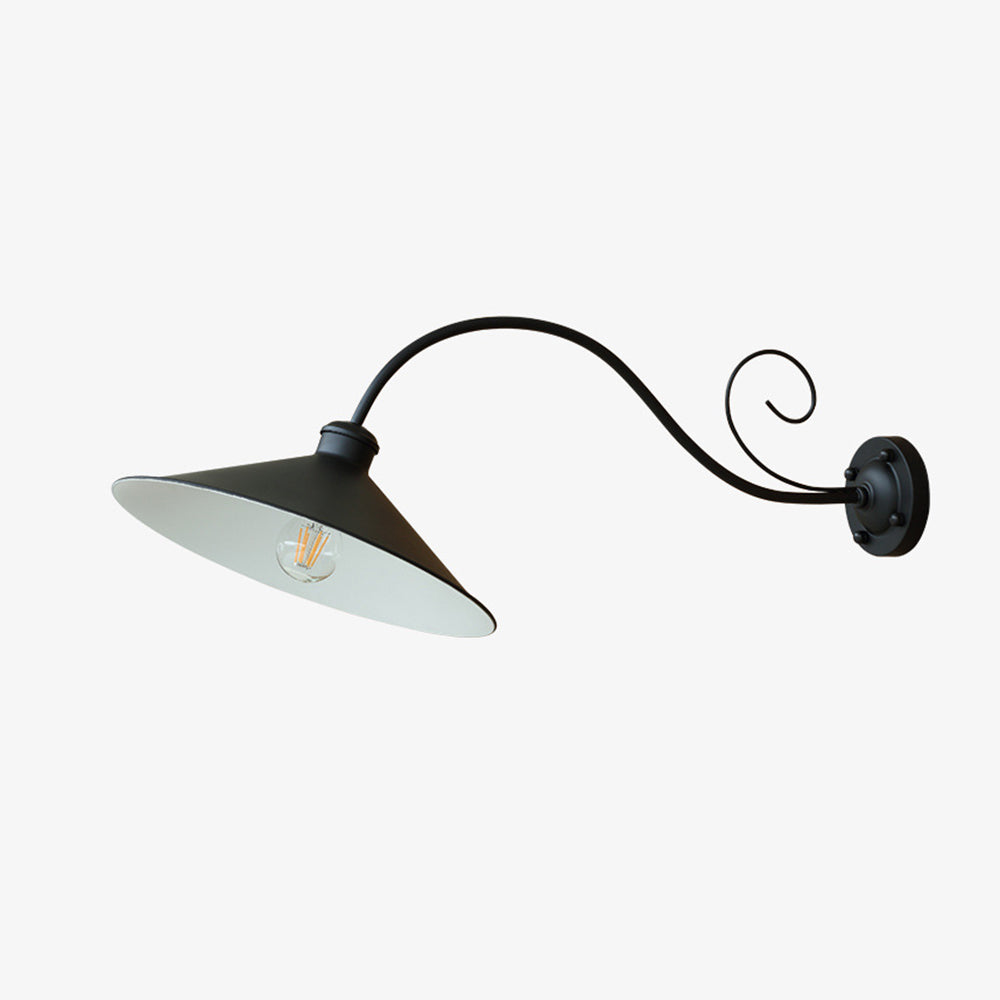 Vintage IP65 Waterproof Outdoor Wall Lamp – Elegant Black and Antique Silver Outdoor Wall Sconce for Courtyards 8