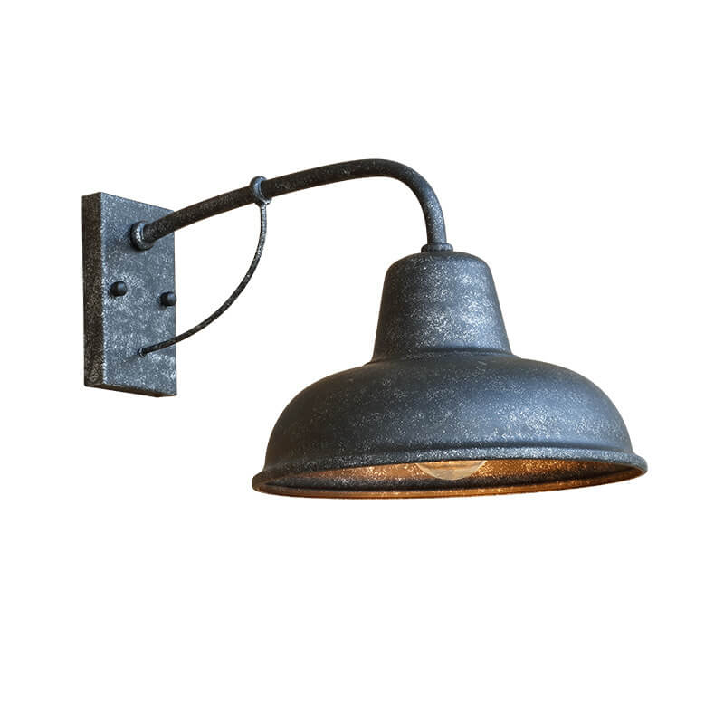 Vintage Iron Outdoor Wall Sconce Lamp – Waterproof Industrial Exterior Wall Light for Patios and Fences 6