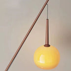 Vintage Iron and Glass Floor Lamp for Living Room – 66-Inch Standing Lamp 8