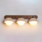 Vintage Yellow Travertine Wall Sconce With Pull Chain 9