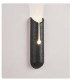 Wall Light with Black Travertine Finish for Soft Illumination 8