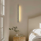 Wall Light with Yellow Travertine Finish and Integrated LED – Modern Sconce for Bathrooms 8