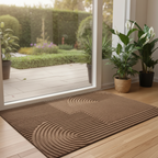 Water-Absorbent Outdoor Doormat – Anti-Slip Front Door Mat for Indoor and Outdoor Use, Durable Polyester Rubber 10