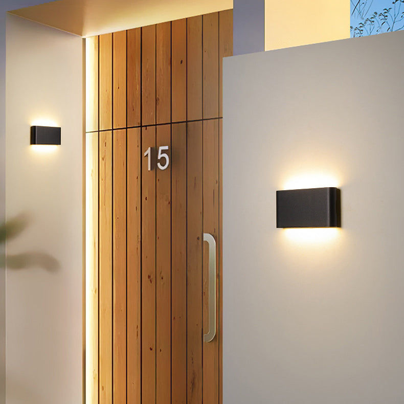 Waterproof Aluminum LED Outdoor Wall Light – Modern Minimalist Design, 1200 Lumens 2
