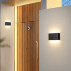Waterproof Aluminum LED Outdoor Wall Light – Modern Minimalist Design, 1200 Lumens 2
