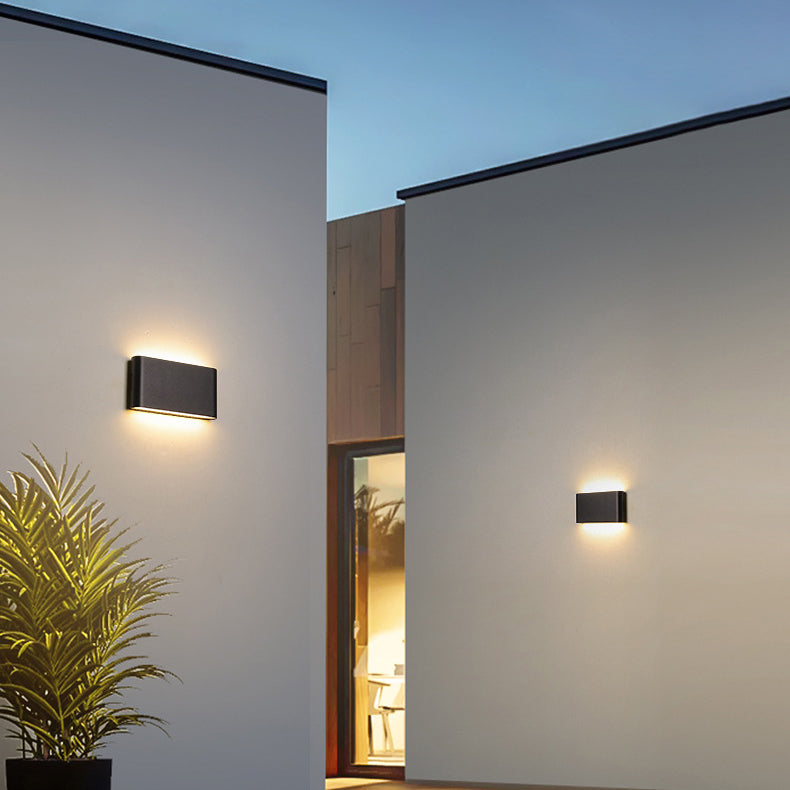 Waterproof Aluminum LED Outdoor Wall Light – Modern Minimalist Design, 1200 Lumens 7