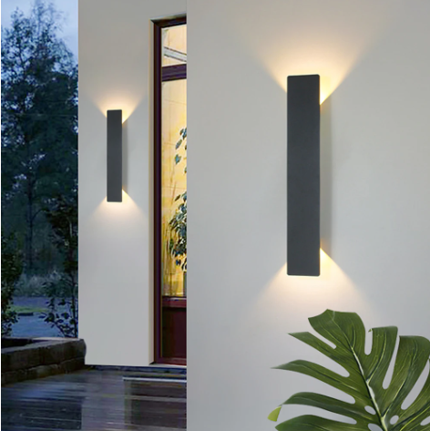 Waterproof LED Outdoor Wall Lamp – Modern Exterior Lighting for Patios and Gardens, Energy-Efficient Aluminum Design, Multiple Sizes Available 3