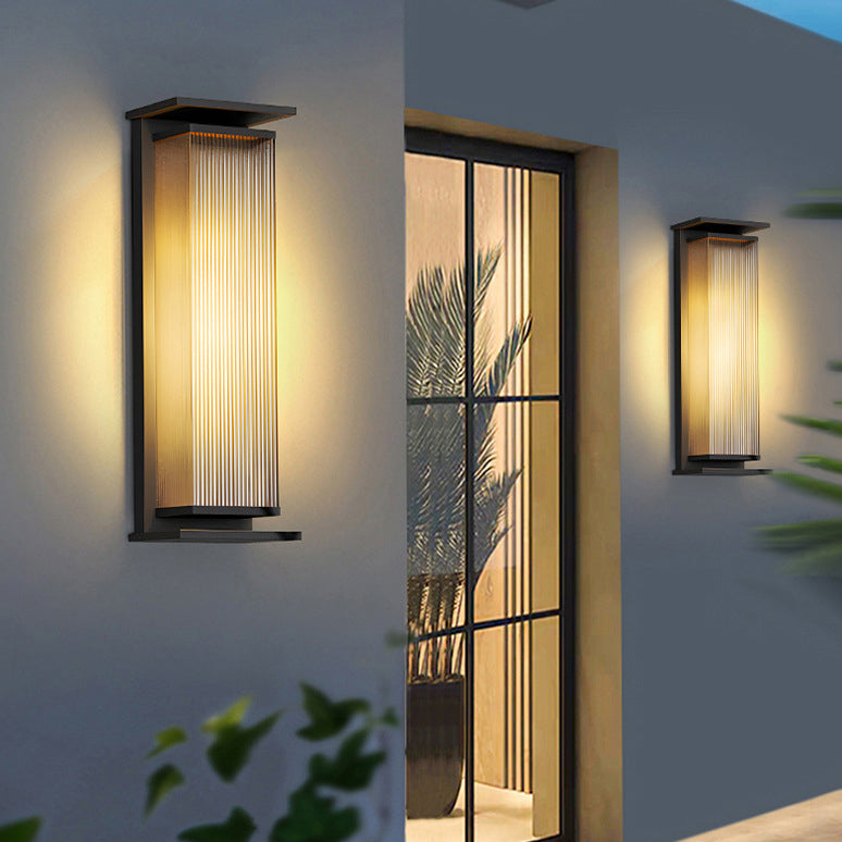 Waterproof Stainless Steel LED Outdoor Wall Lantern - Modern Exterior Wall Light for Garden 6