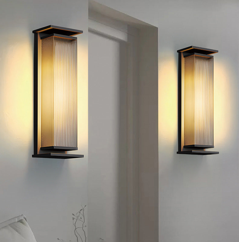 Waterproof Stainless Steel LED Outdoor Wall Lantern - Modern Exterior Wall Light for Garden 7