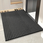 Weather-Resistant Doormat for Indoor and Outdoor Use – Stylish Gray/Red Design, Anti-Slip Front Door Mat 1
