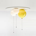 Whimsical Pendant Light Plastic Adjustable Height 4