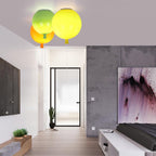 Whimsical Pendant Light Plastic Adjustable Height 5