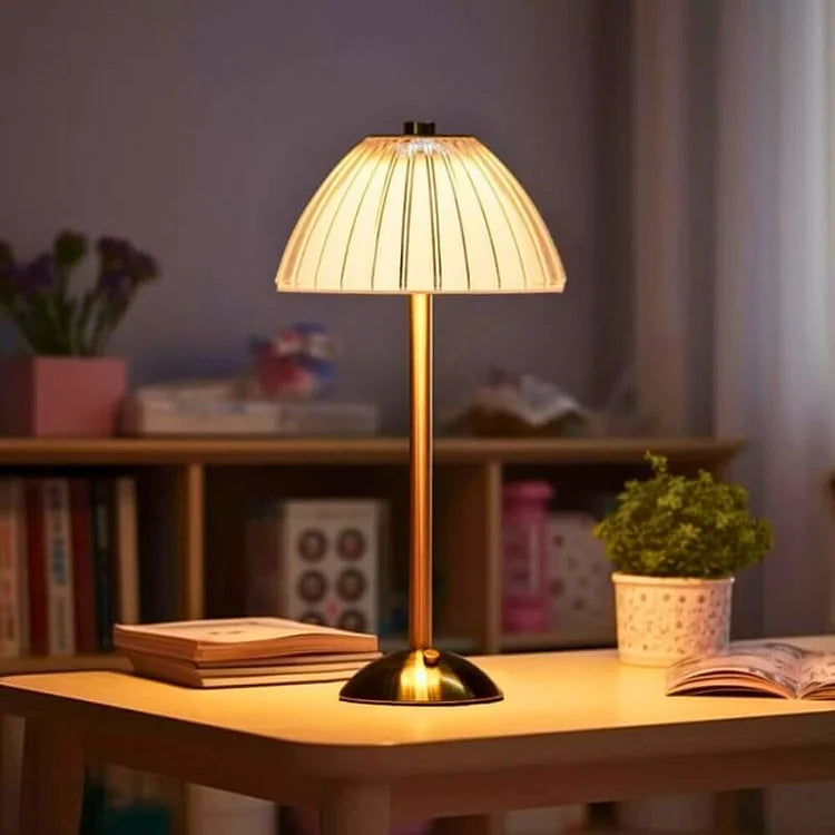 Wireless LED Mushroom Lamp with Touch Control and Adjustable Brightness – Modern USB Rechargeable Lighting 7