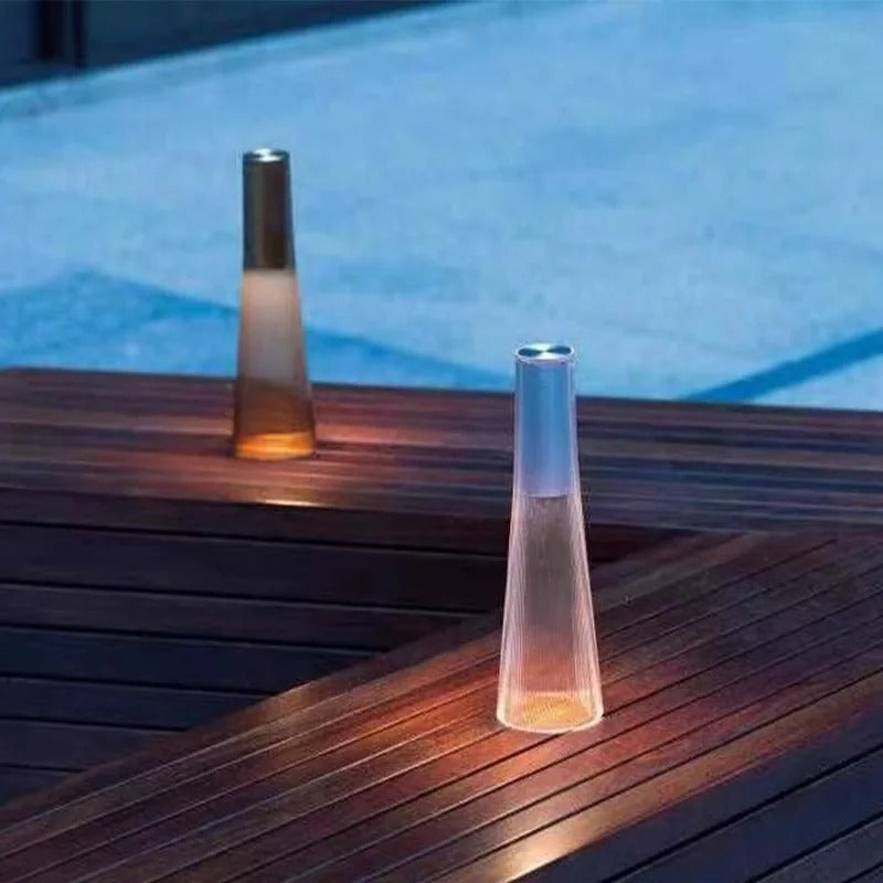 Wireless Table Lamp with Touch Dimming and Multiple Light Settings - Cordless Battery Operated Design 2