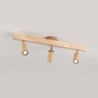 Wood LED Track Lighting Fixture – Rustic Design for Versatile Use 15