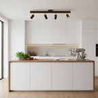 Wood LED Track Lighting Fixture – Rustic Design for Versatile Use 2