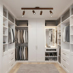 Wood LED Track Lighting Fixture – Rustic Design for Versatile Use 4