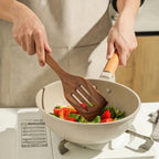 Wooden Cooking Utensil Set - 7pc Heat Resistant Kitchen Tools 3