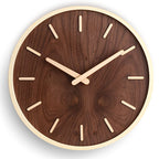 Wooden Wall Clock Silent Sweep Modern - Living Room 5