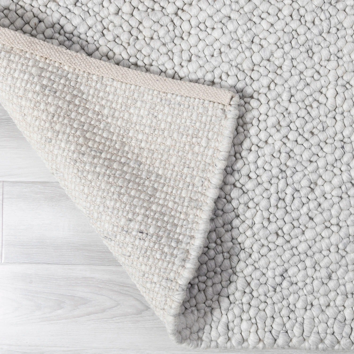 Wool and Cotton Blend Shiloh Rug – Thick, Soft Carpet with Anti-Slip Backing for Enhanced Comfort and Style 7