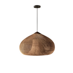 Woven Rattan Pendant Light Fixture – Bohemian Kitchen Hanging Lights 1