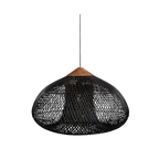 Woven Rattan Pendant Light Fixture – Bohemian Kitchen Hanging Lights 9