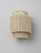 Woven Rope Wall Lamp – Natural Beige Sconce for Cozy Home Decor and Modern Style 0